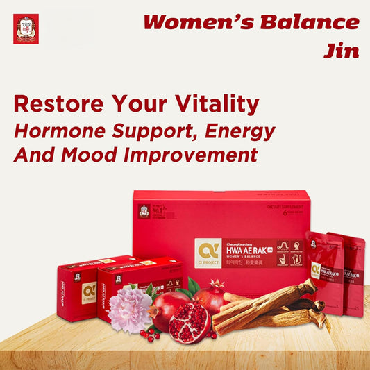 Jung Kwan Jang ginseng concentrate pouch highlighting potency and flavor