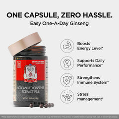 Jung Kwan Jang red ginseng label closeup highlights ingredients.