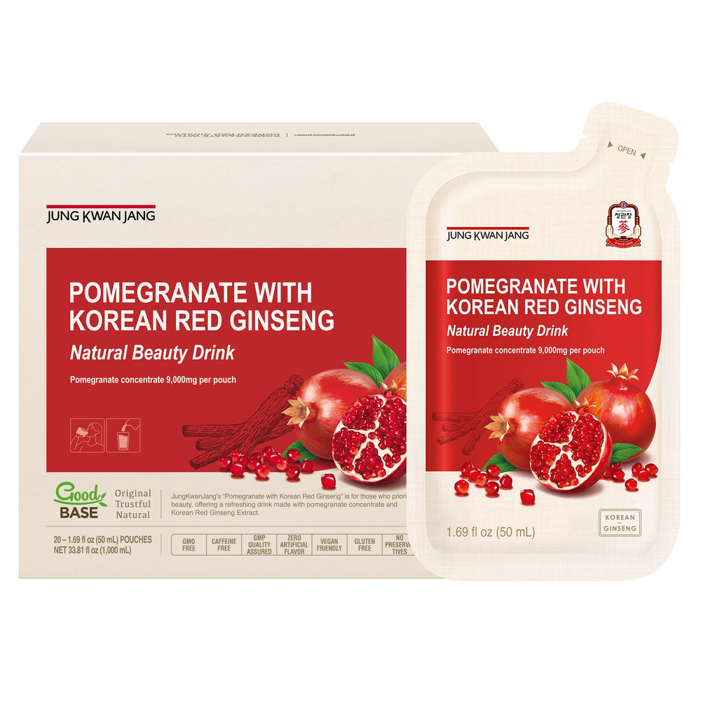 JUNG KWAN JANG pomegranate red ginseng bottle showcases heritage flavor for daily refreshment