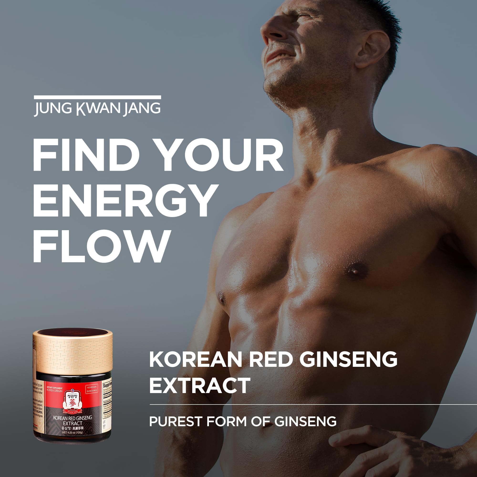 JUNG KWAN JANG label close-up highlighting premium red ginseng quality.