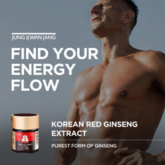 JUNG KWAN JANG label close-up highlighting premium red ginseng quality.