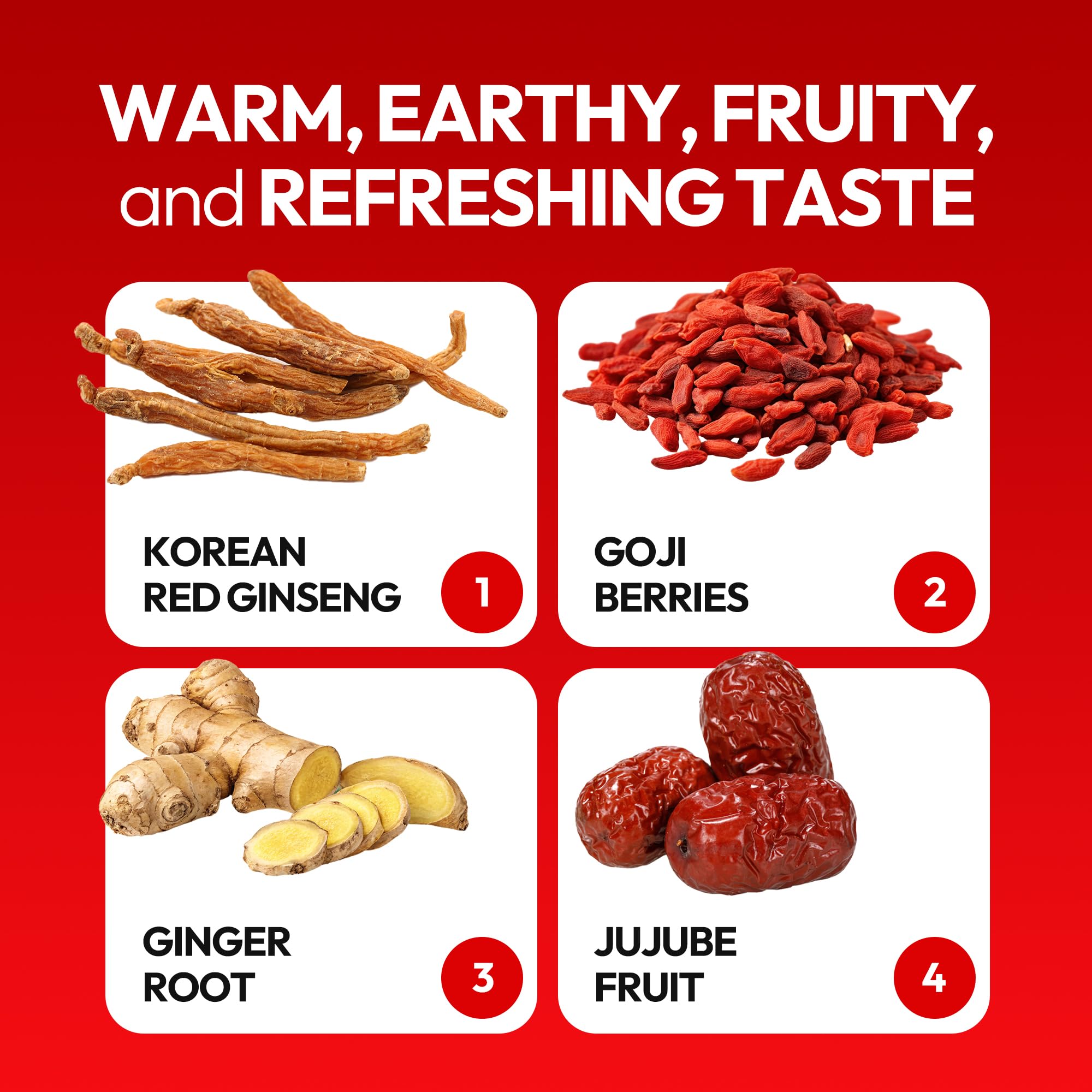 Jung Kwan Jang US HongSamWon jujuBe goji berries highlight fruity sweetness