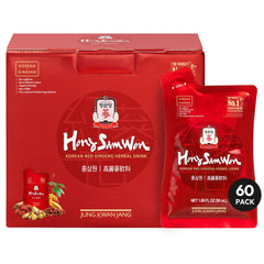 Jung Kwan Jang US HongSamWon red ginseng tea bottle pour for a caffeine-free energy lift