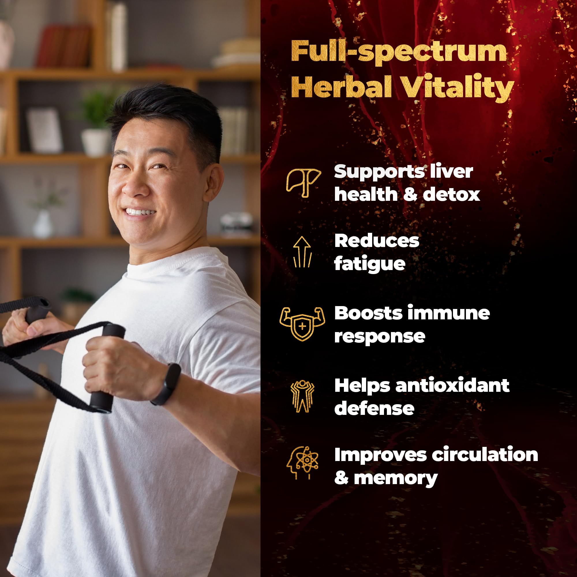 1500mg per stick dosage illustration for energy.