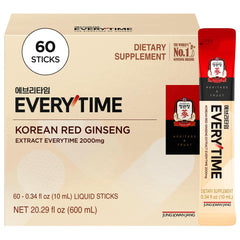 JUNG KWAN JANG Everytime red ginseng stick packaging highlighting potency for daily energy