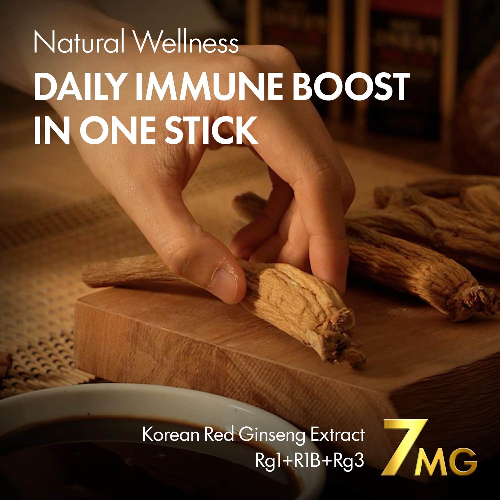 Geumsan-origin red ginseng label emphasizes high-quality source.