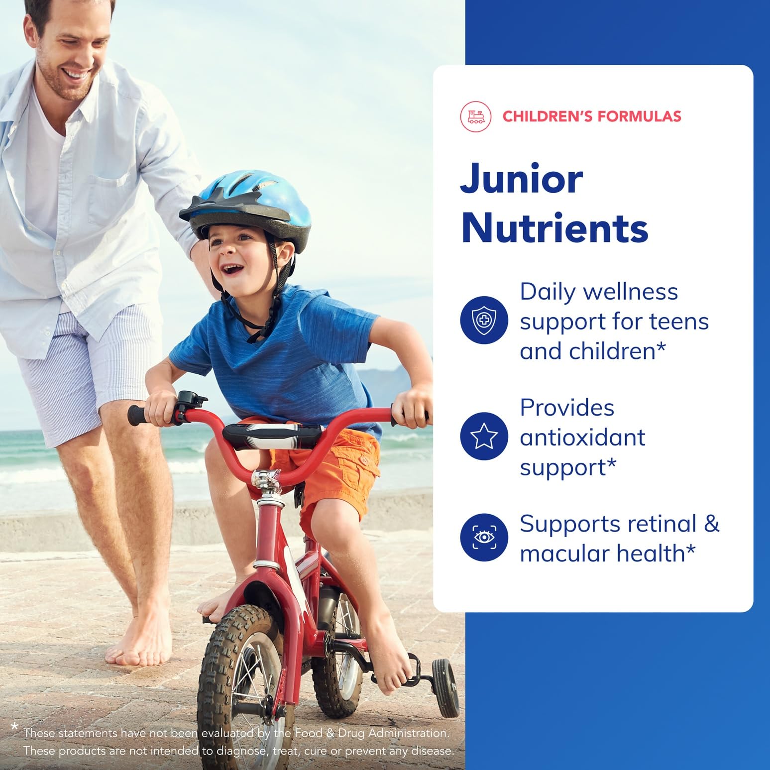Kids taking Junior Nutrients as part of a daily routine.