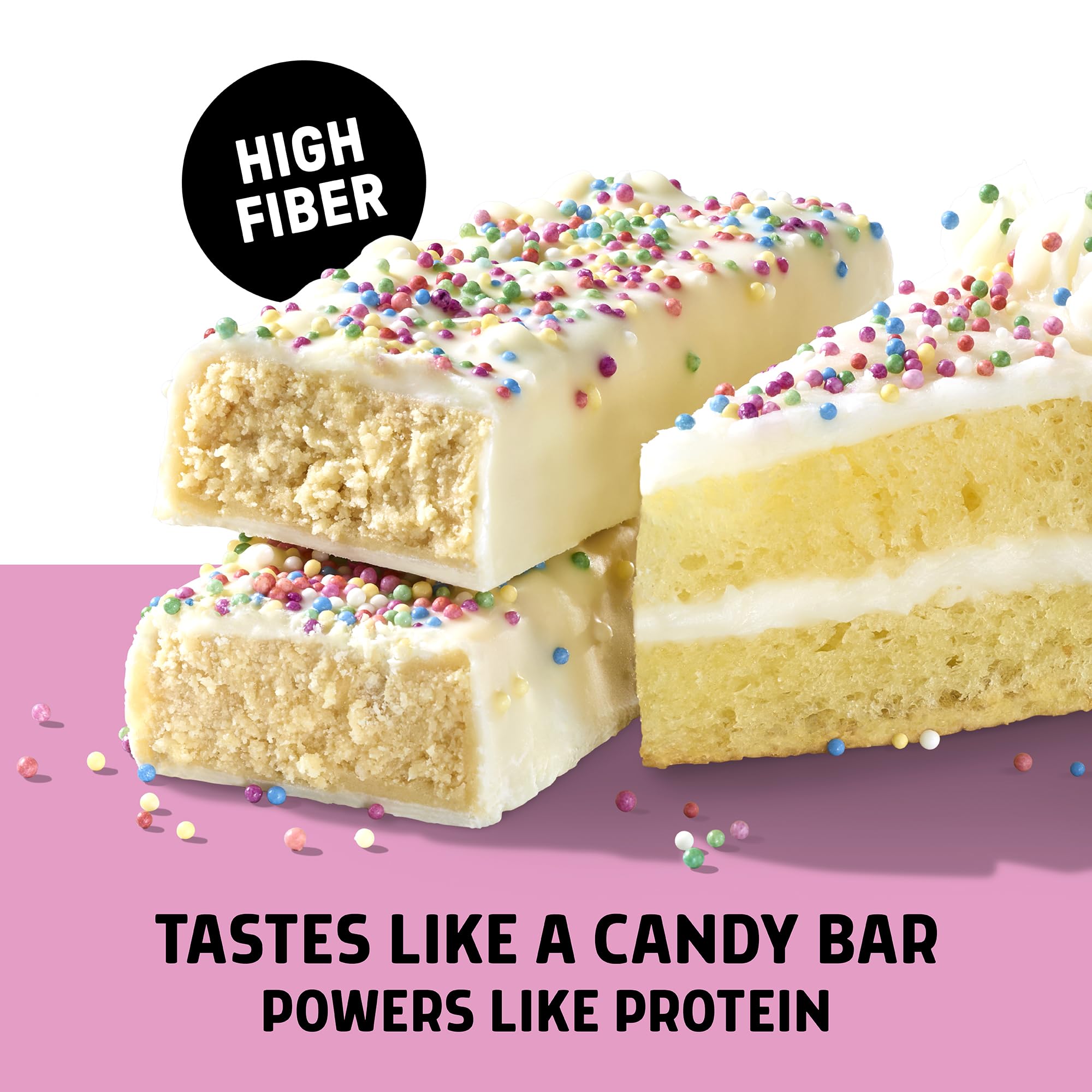 JUNKLESS Birthday Cake bar family-friendly snack option on the go