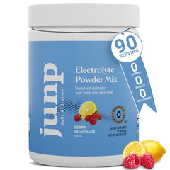 JUNP electrolytes berry lemonade tub for sugar-free hydration and keto-friendly use