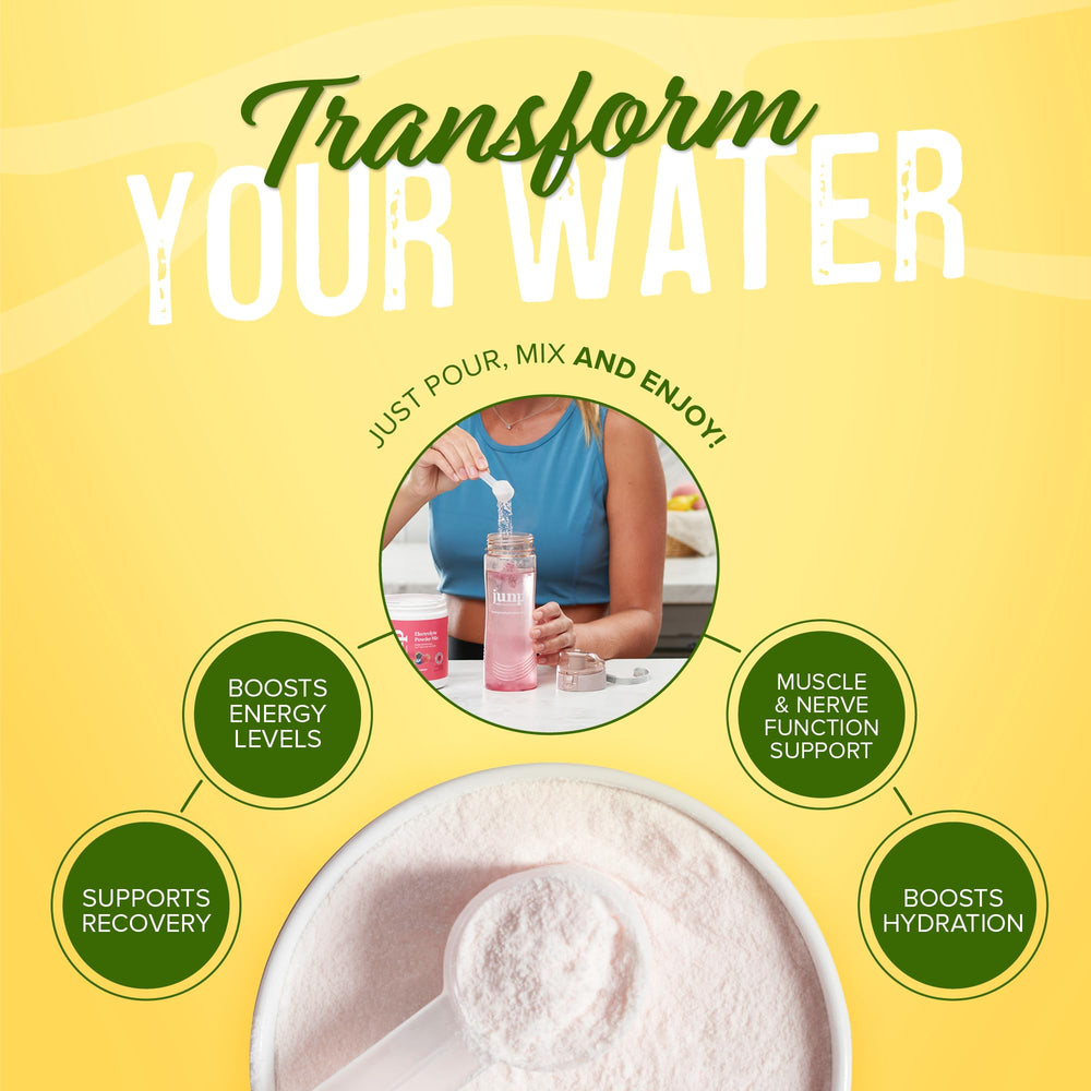JUNP Lemonade electrolytes label close-up highlighting Kosher and Keto-friendly features