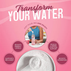 Scoop of JUNP powder for easy mixing