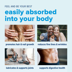 Just Björn Marine Collagen powder in coffee, convenient morning boost.