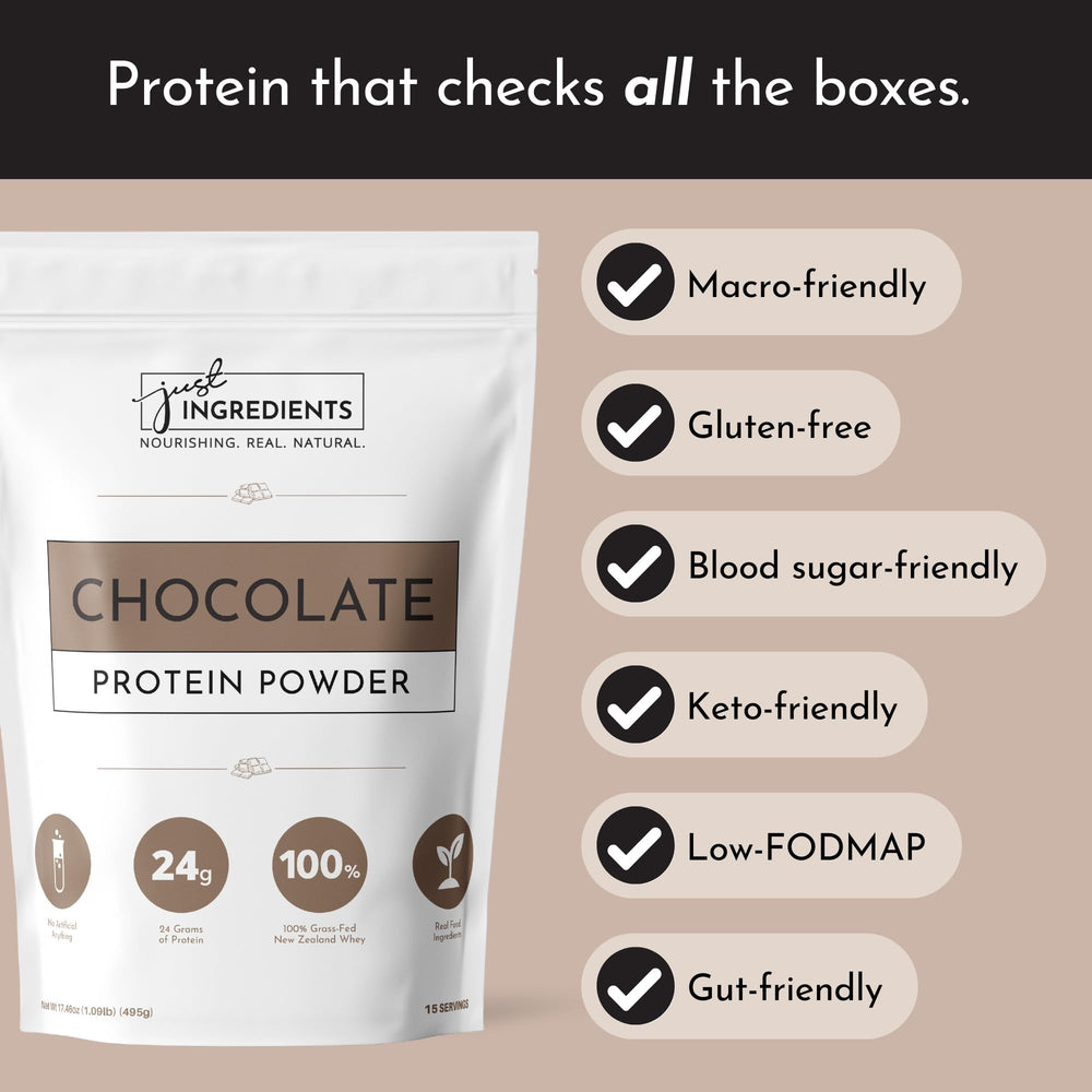 Baking with JUST INGREDIENTS protein powder to make healthy snacks