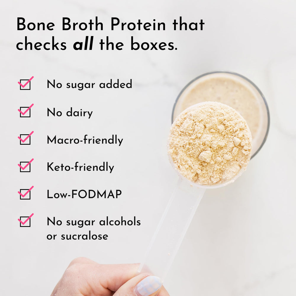 JUST INGREDIENTS snickerdoodle powder on kitchen counter signals everyday wellness ritual