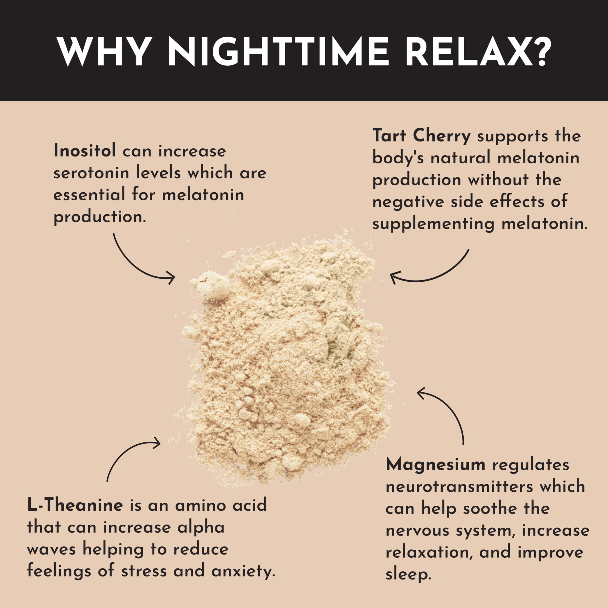 JUST INGREDIENTS Chai Nighttime Relax Drink Mix aroma in a cozy cup