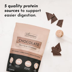 Just Ingredients label close-up highlights transparent ingredients and no fillers