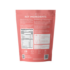 Just Ingredients Guava Mango scoop beside bottle for precise dosing