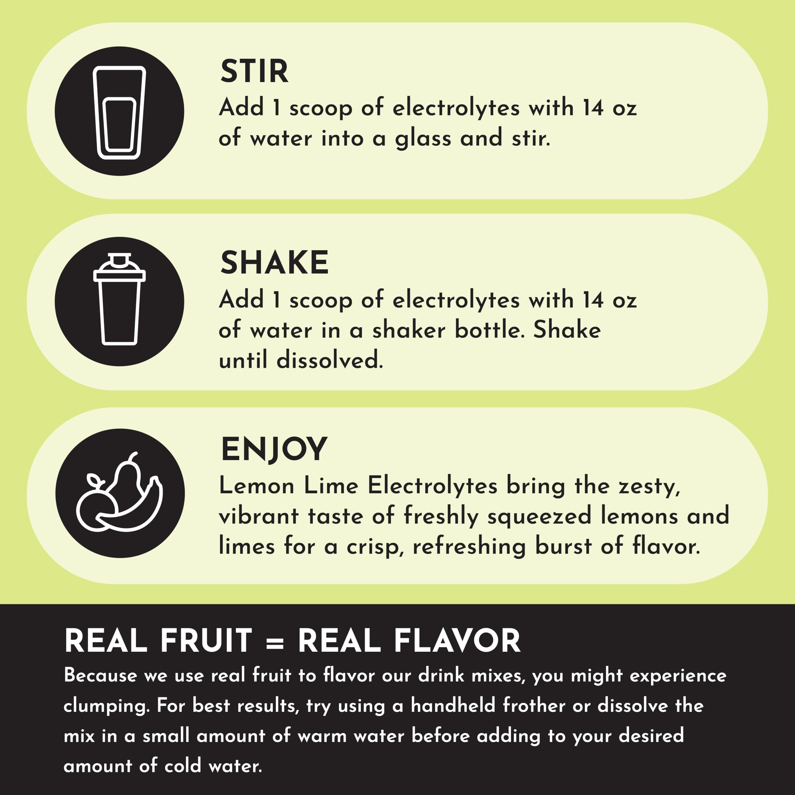 Just Ingredients Lemon Lime Electrolytes third-party testing badge signals quality.