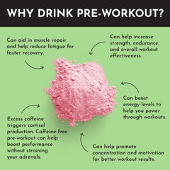 JUST INGREDIENTS Pre-Workout Strawberry Limeade jar on shelf