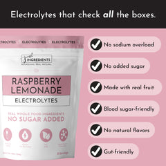 Travel setup with Raspberry Lemonade Electrolytes compact pack
