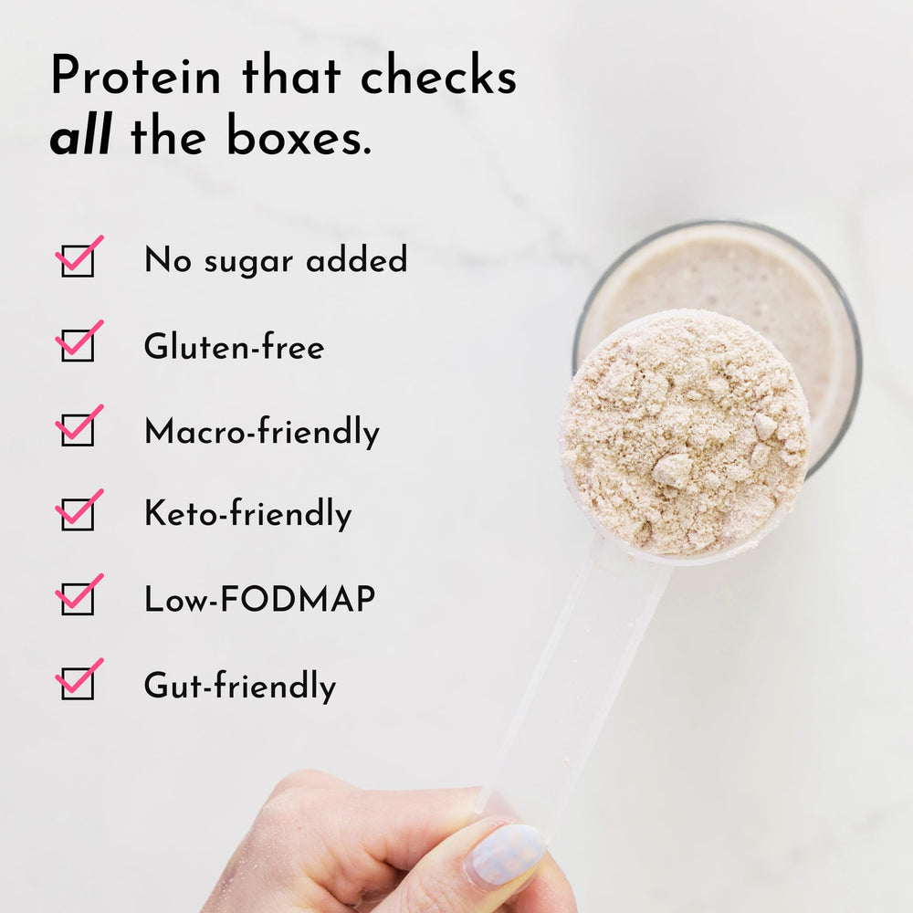 JUST INGREDIENTS Vanilla Bean Protein Powder aroma enhances shakes and baking moments