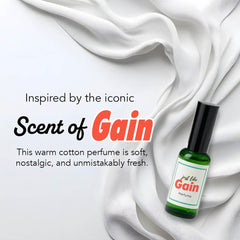 Just Like Gain bottle sprayer in hand conveys easy daily refresh.