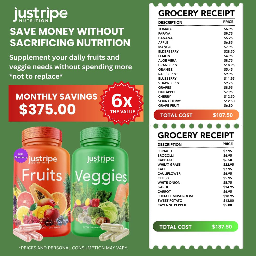 Just Ripe Nutrition bottle on kitchen counter ready for daily use.