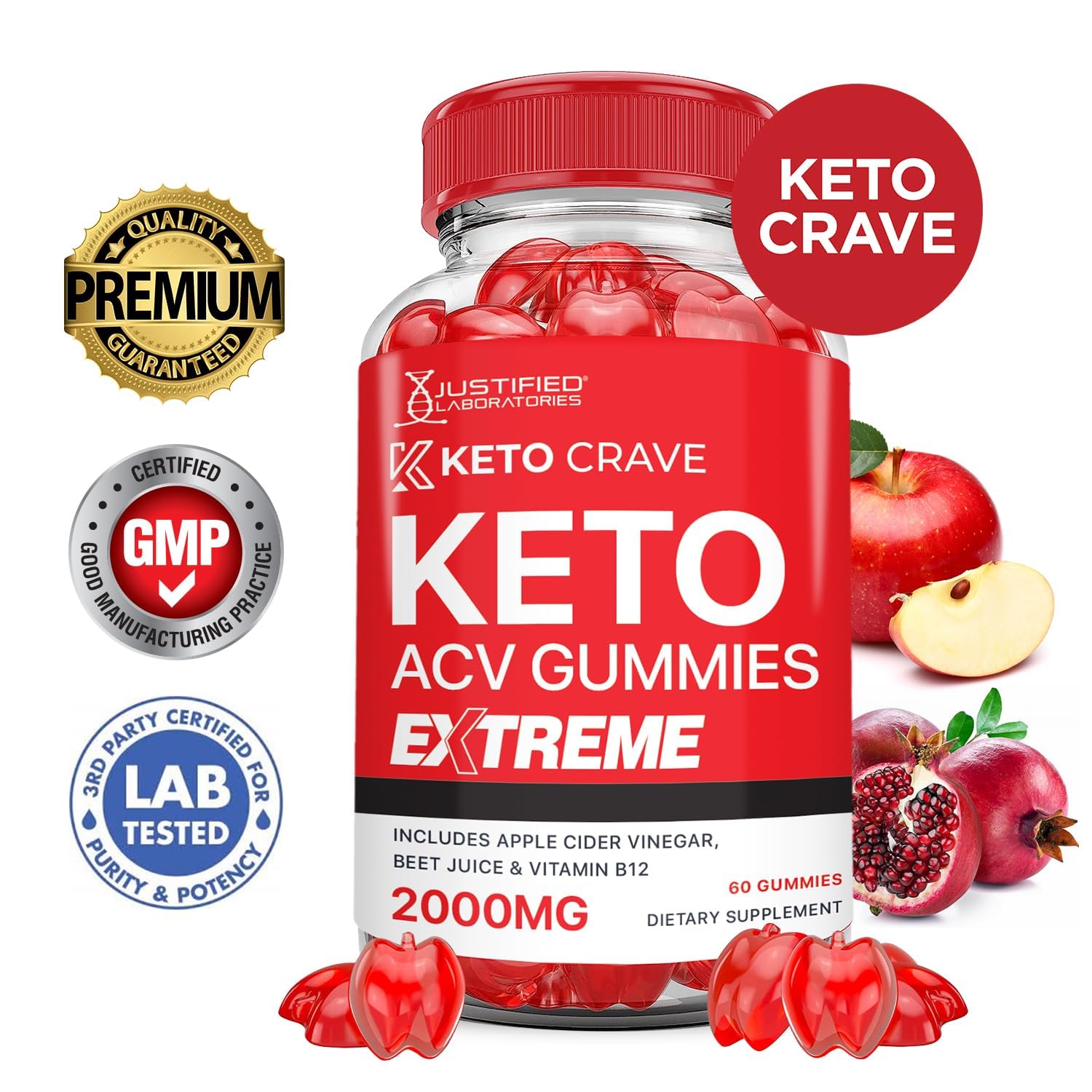 Justified Laboratories beet root and B12 blend for energy and nutrient intake