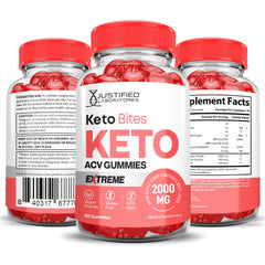 Justified Laboratories Keto Bites vegan non-GMO gluten-free gummies