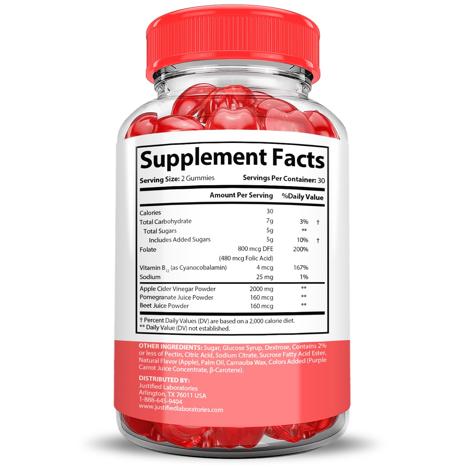 Justified Laboratories Keto Bites with vitamin B12 and folate for daily nutrients