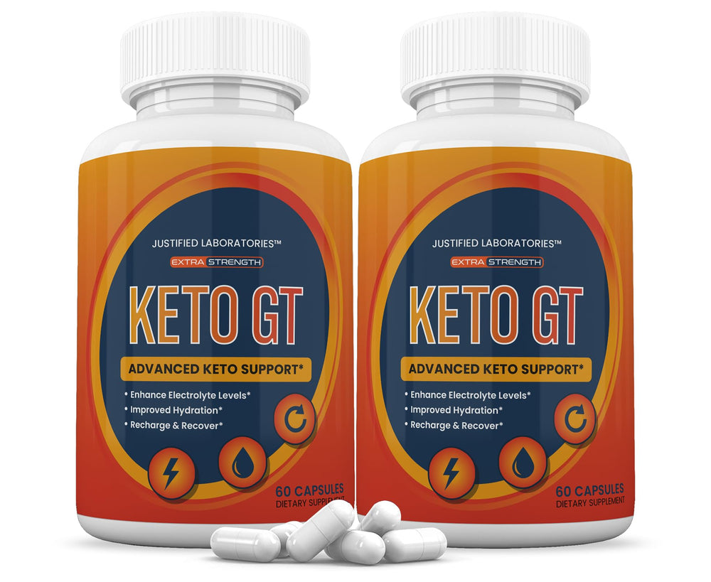 Justified Laboratories Keto GT bottle front highlights convenient daily keto support.