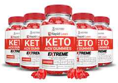 Justified Laboratories Rapid Lean Keto ACV Gummies pack front, tasty daily health option