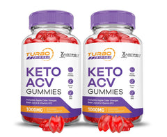 Justified Laboratories Turbo Ripped Keto ACV bottle in 2-pack packaging for easy storage