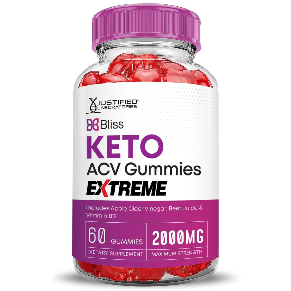 Justified Laboratories Bliss Keto Gummies texture from pectin base for smooth bites