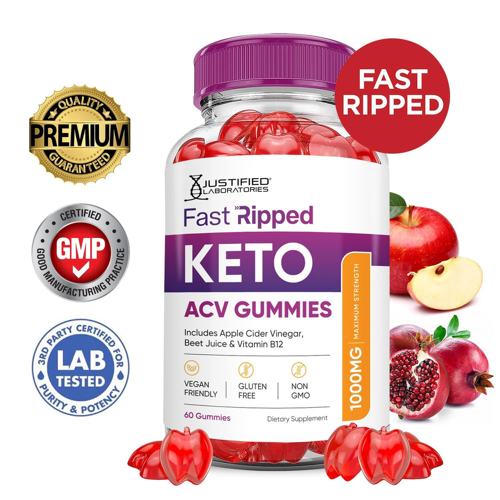 Justified Laboratories packaging highlighting vegan non-GMO and gluten-free formula