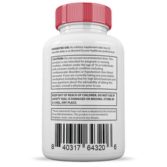 Justified Laboratories Gluco Renu Extreme pill with glass of water for easy use.