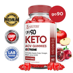 Go 90 Keto ACV Gummies ingredients with beet and pomegranate
