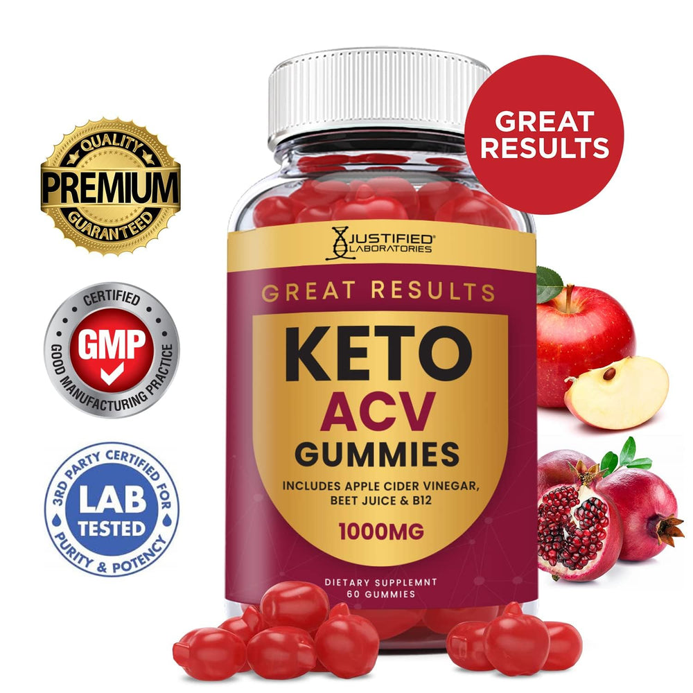 Beet juice and pomegranate notes visible in Great Results gummies for vibrant flavor.