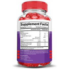 Justified Laboratories Keto Glow ACV Gummies textured close-up with beet powder.