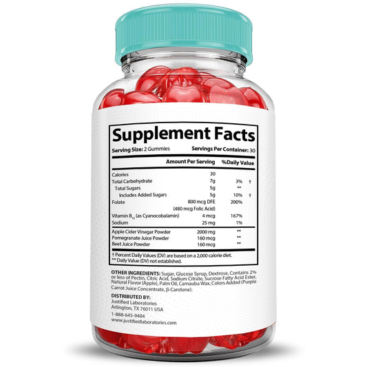 Ketosophy ACV gummies with beet root ingredients highlight vibrant flavor and nutrients.