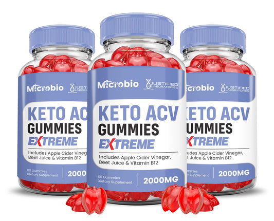 Justified Laboratories Microbio Keto ACV Gummies bottle for daily routine