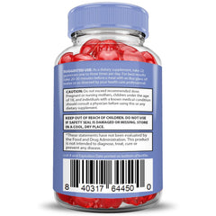 Justified Laboratories Microbio Keto ACV Gummies B12 and folate detail vitamin enrichment.