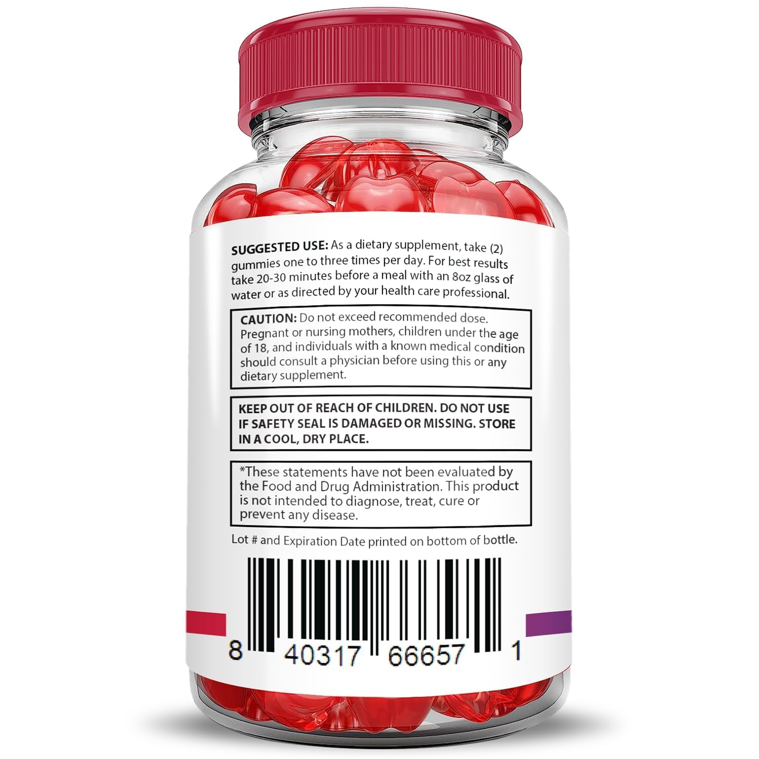 Nutrition label shows vegan, gluten-free, and non-GMO attributes.