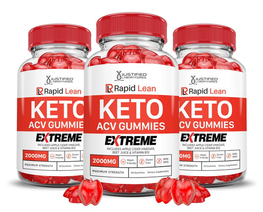 Justified Laboratories Rapid Lean Keto ACV Gummies hero pack for easy daily use