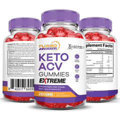 Justified Labs Turbo Ripped Keto ACV Gummies vegan, non-GMO, gluten-free