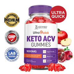 Justified Laboratories Ultra Quick Keto ACV Gummies ingredients beet pomegranate provide vibrant flavor