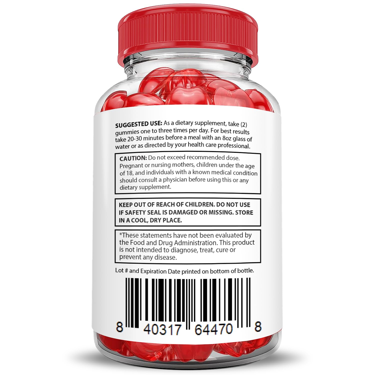 Justified Laboratories Valiant Keto ACV Gummies apple cider visual, natural flavor