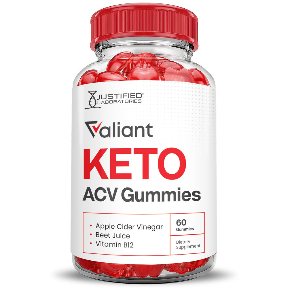 Justified Laboratories Valiant Keto ACV gummies texture close-up for a chewy bite