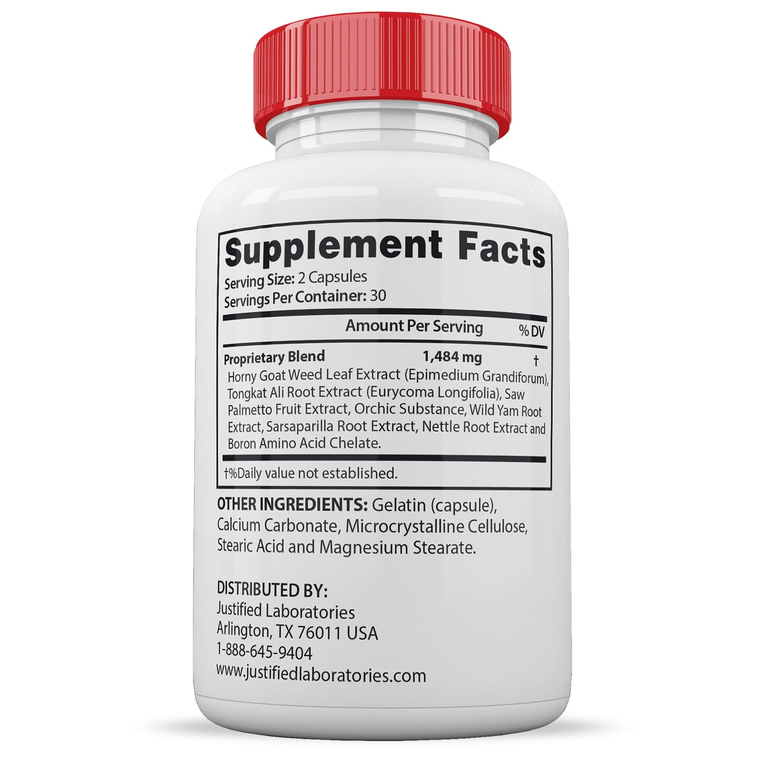Justified Laboratories Vital Grow XL packaging communicates quality and GMP-tested assurance.