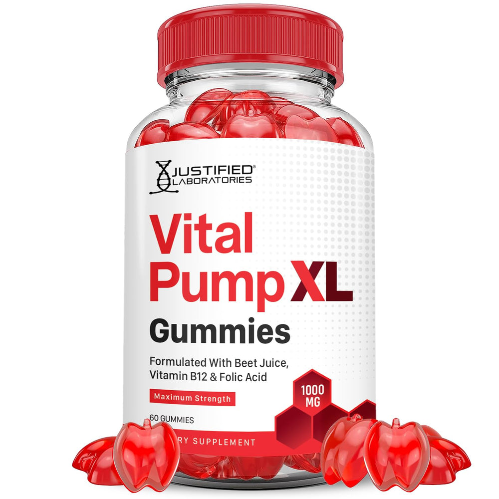 Justified Laboratories Vital Pump XL bottle on shelf for daily wellness